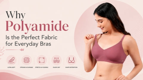 Why polymaide material is good in bra