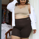 Bamboo Anti-chafing Shorties for ladies & women's photograph that's made with an innovative bamboo and organic cotton fabric from Lavos Performance, a carbon neutral eco-fashion company. Under Dress Woman's Shorty • Made from natural bamboo fabrics • Comfier & functional than regular cotton • Anti chafe Shorty, also known as layering tights • Ultra comfy • Buttery smooth fabric • Sweat wicking & super breathable • Under dress wear for ultimate coverage • Ultimate woman shorty under wear for comfort, style a