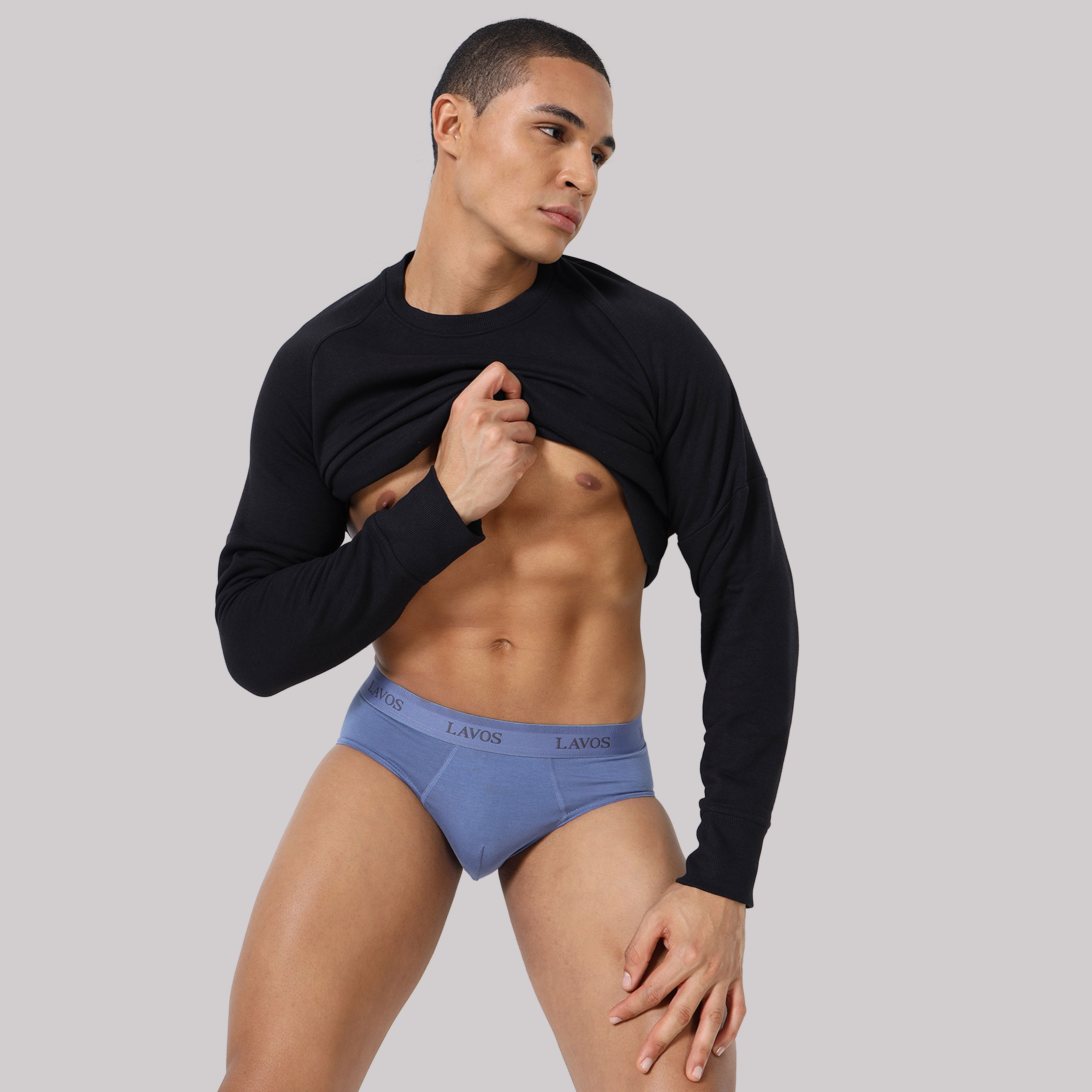 Lavos Mens Solid Brief