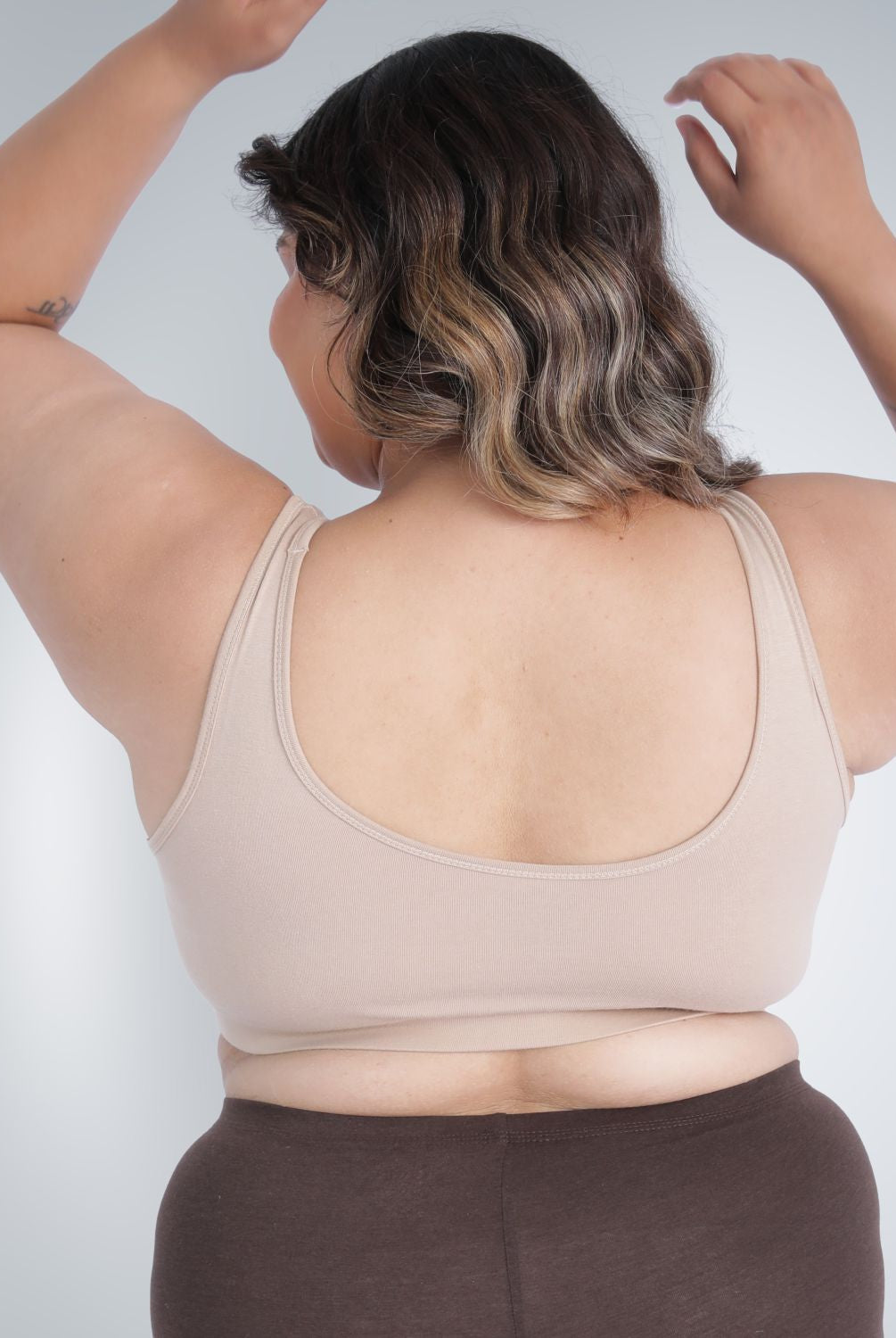 Bamboo Comfort Bra | Sleep Bra | Lounge bra - For Women's photograph that's made with an innovative bamboo and organic cotton fabric from Lavos Performance, a carbon neutral eco-fashion company. Sleep & night bra • made from natural bamboo cotton fabric • India's #1 night wear bra for at home bra comfort • Night wear bra with moisture wicking and breathable fabric • Slip on bra and enjoy a wirefree bra experience • Most comfortable bra that's got bra support • COD • 100% natural fabric