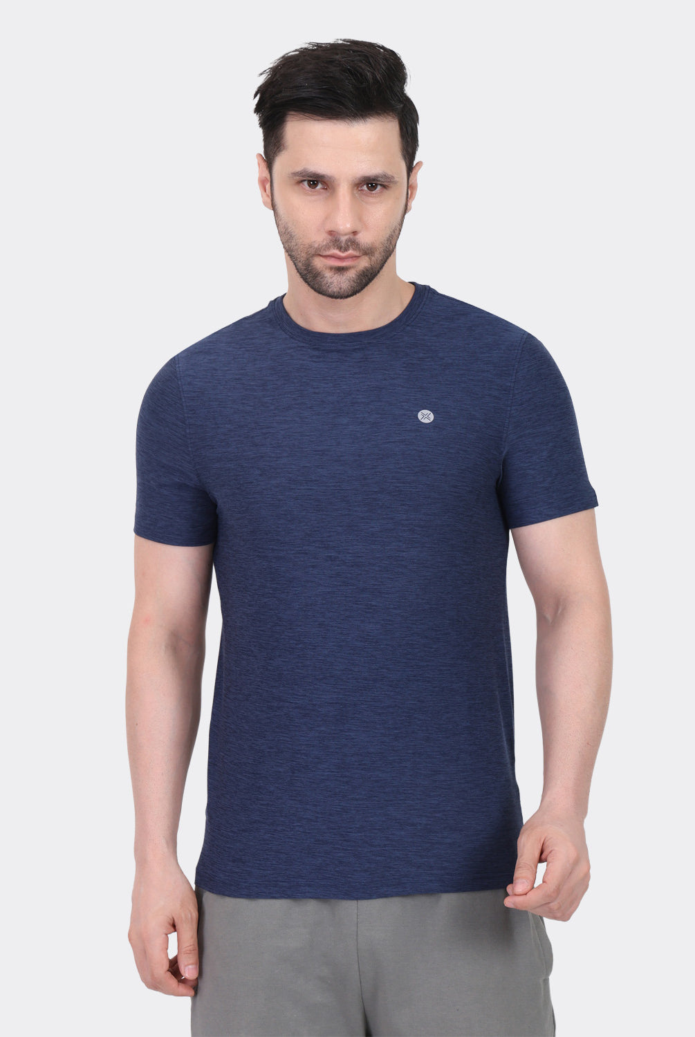 Lavos Men's Airlite Performance T-Shirt in Navy Heather – Performance Wear