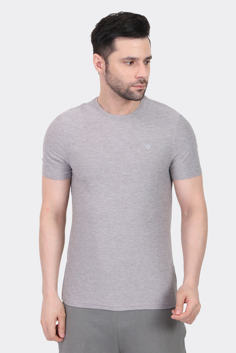 Lavos Men's Airlite Performance T-Shirt in Grey Heather