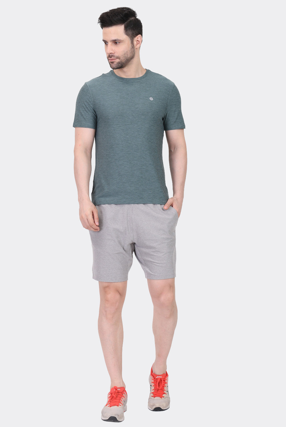 Lavos Men's Airlite Performance T-Shirt in Green Heather – Athleisure Wear