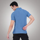 Pique Polo for Men's photograph that's made with an innovative bamboo and organic cotton fabric from Lavos Performance, a carbon neutral eco-fashion company.