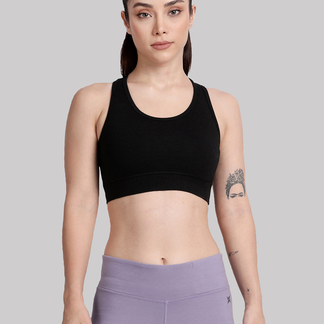 Lavos Women’s Sports Bra – Supportive, Breathable Bamboo Activewear