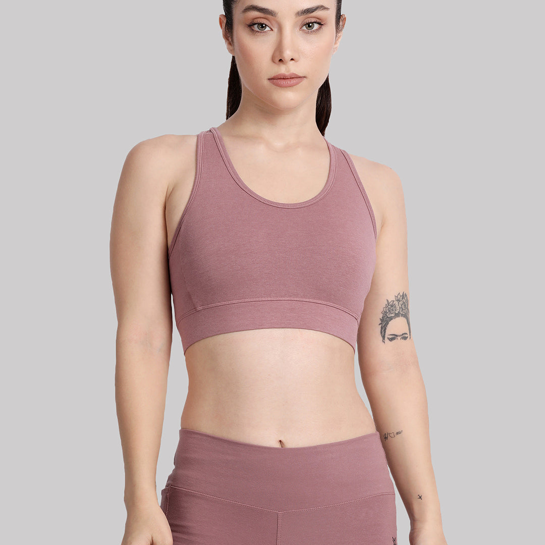 Lavos Women’s Sports Bra – Supportive, Breathable Bamboo Activewear