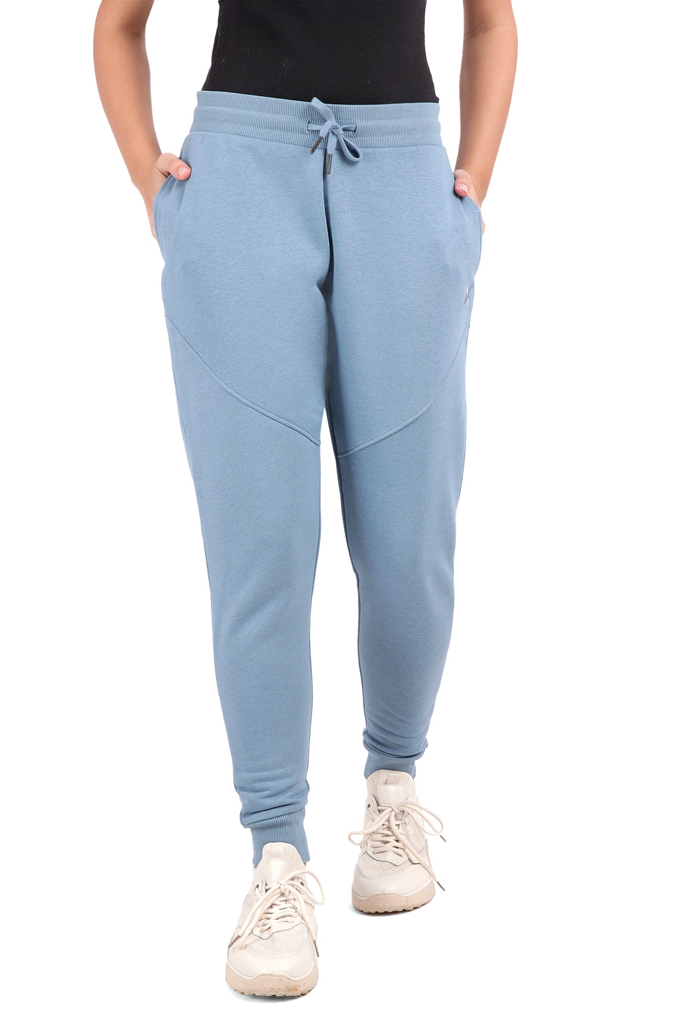Bamboo Cotton Sweat Joggers for Women's photograph that's made with an innovative bamboo and organic cotton fabric from Lavos Performance, a carbon neutral eco-fashion company.