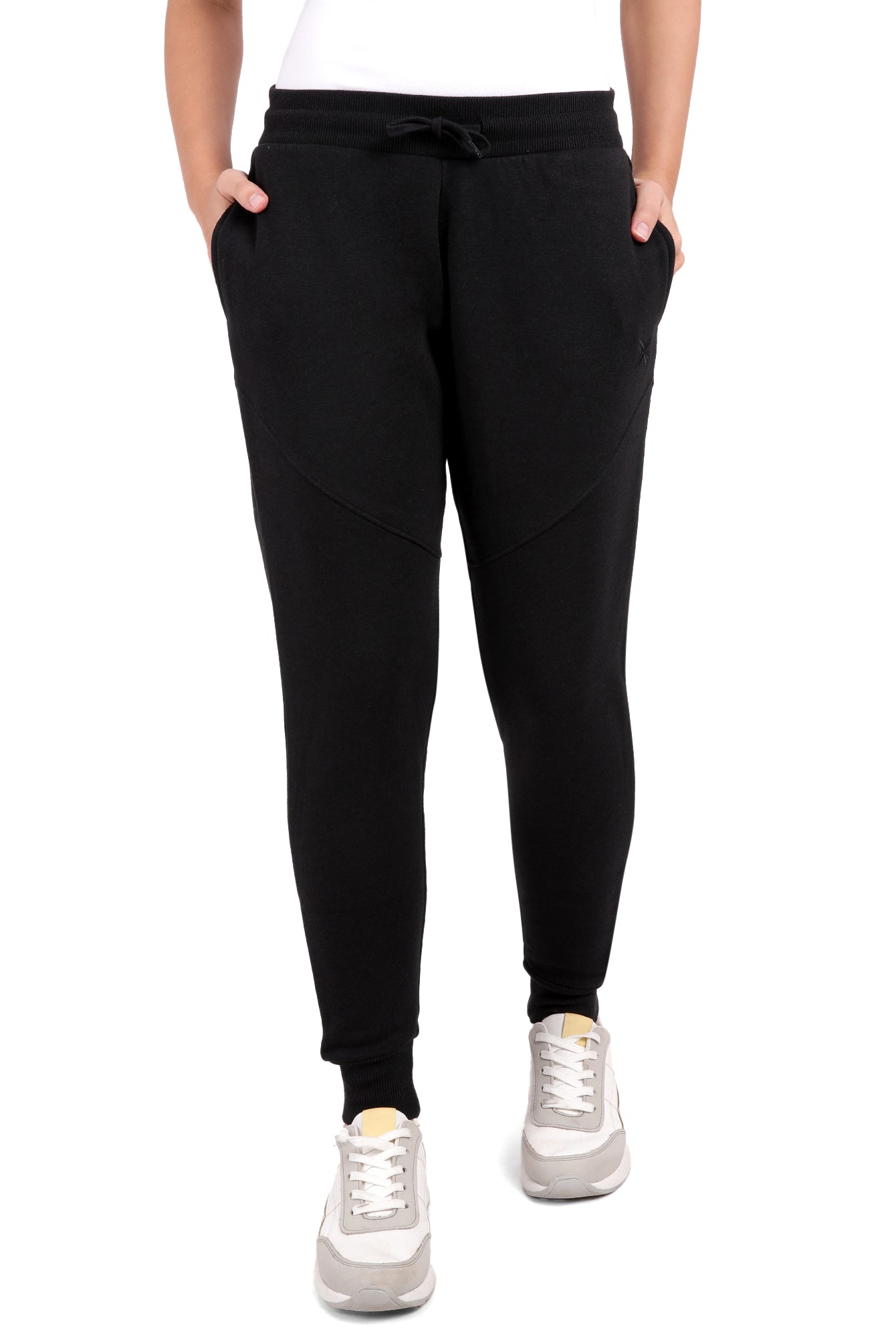 Bamboo Cotton Sweat Joggers for Women's photograph that's made with an innovative bamboo and organic cotton fabric from Lavos Performance, a carbon neutral eco-fashion company.