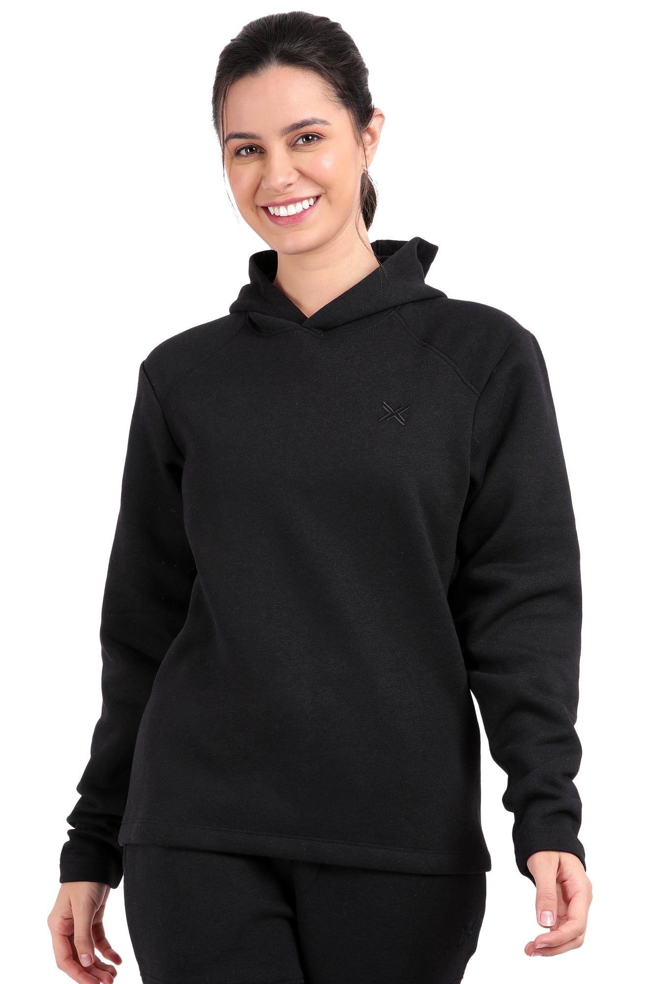 Bamboo Cotton Hoodie Sweatshirt's photograph that's made with an innovative bamboo and organic cotton fabric from Lavos Performance, a carbon neutral eco-fashion company.