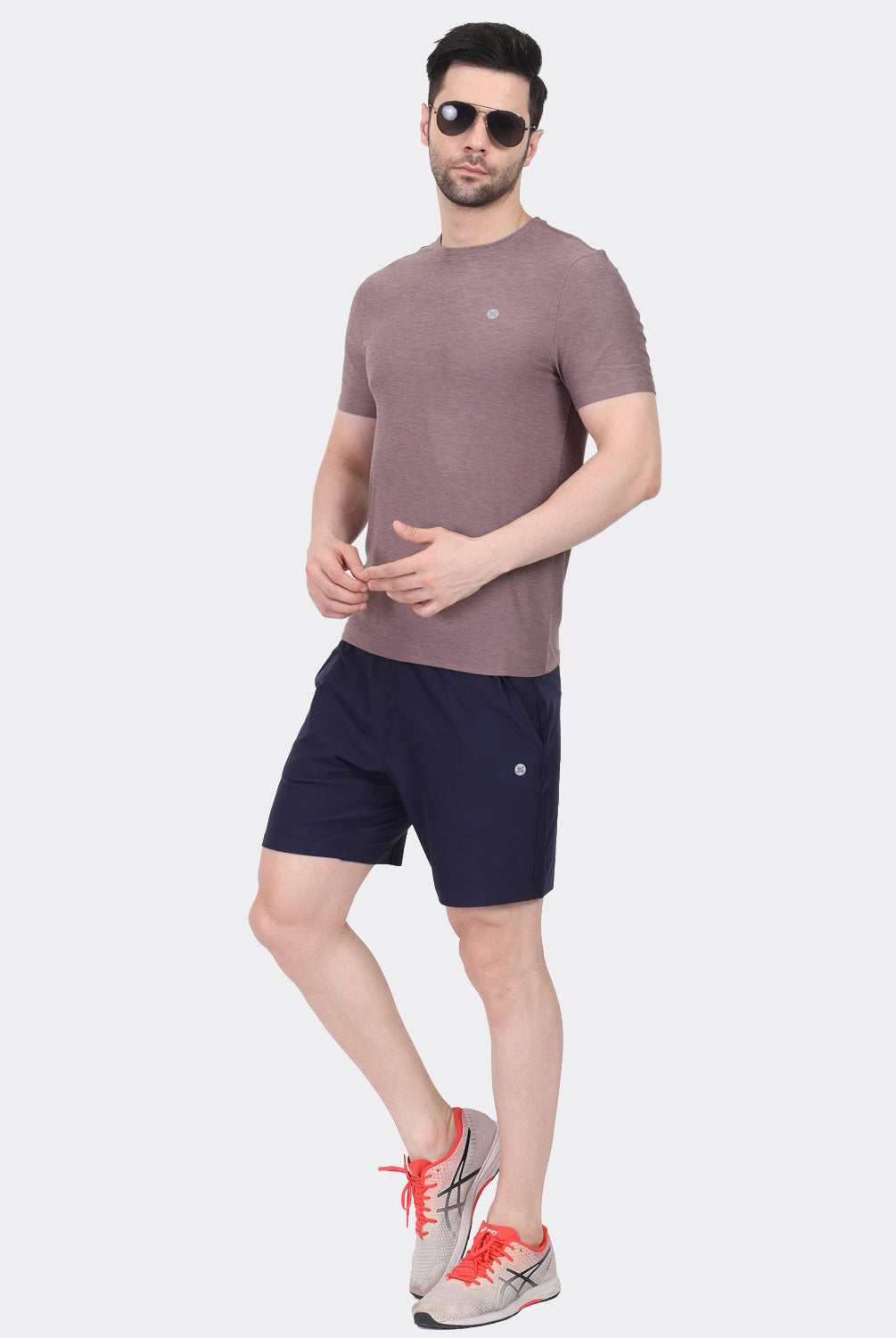 Lavos Men's Airlite Performance T-Shirt in Huckle Berry Heather – Lifestyle Wear