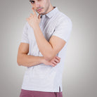 Bamboo Cotton Active Polo for Men's photograph that's made with an innovative bamboo and organic cotton fabric from Lavos Performance, a carbon neutral eco-fashion company.