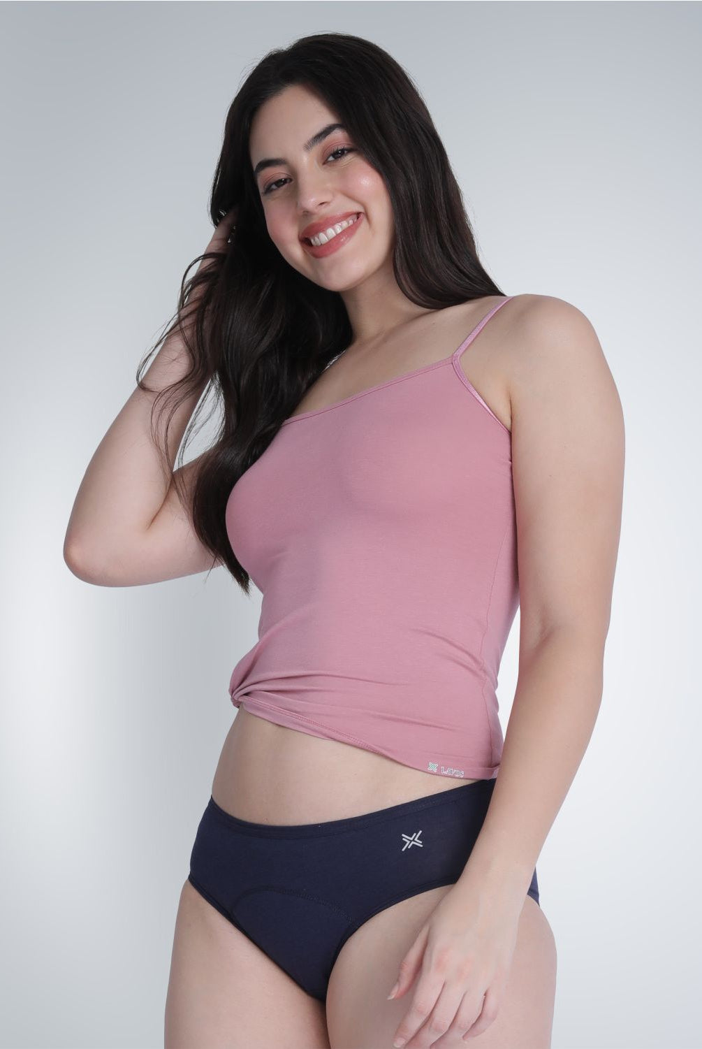 Bamboo Low flow Period Panty for Women's photograph that's made with an innovative bamboo and organic cotton fabric from Lavos Performance, a carbon neutral eco-fashion company. No stain period panty for women • Made from hygienic bamboo fabric • Best reusable period underwear that are antibacterial & odour-resistant • Stain-free • Worry-free • 4-layer protection • Bamboo period panties for women of all age • India's #1 Bamboo Period Panty • Reusable Period Panty