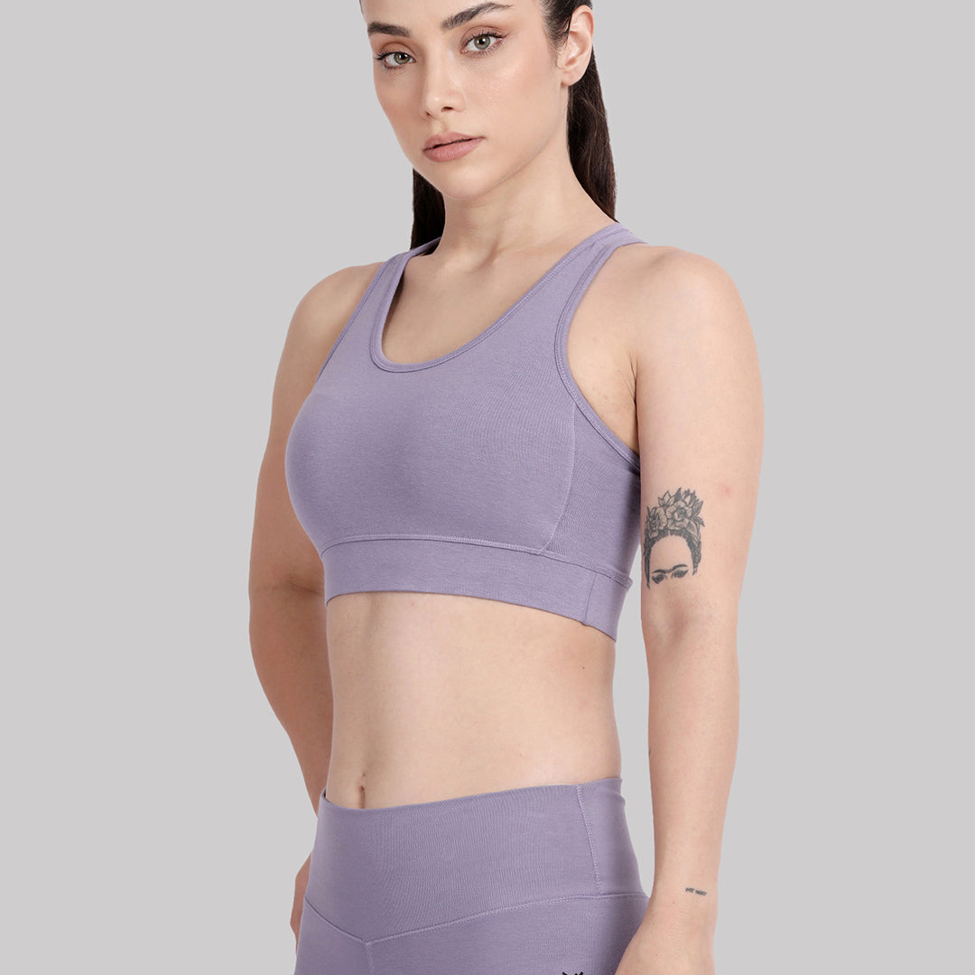 Lavos Women’s Sports Bra – Supportive, Breathable Bamboo Activewear