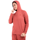 Bamboo Cotton Hoodie Sweatshirt's photograph that's made with an innovative bamboo and organic cotton fabric from Lavos Performance, a carbon neutral eco-fashion company.