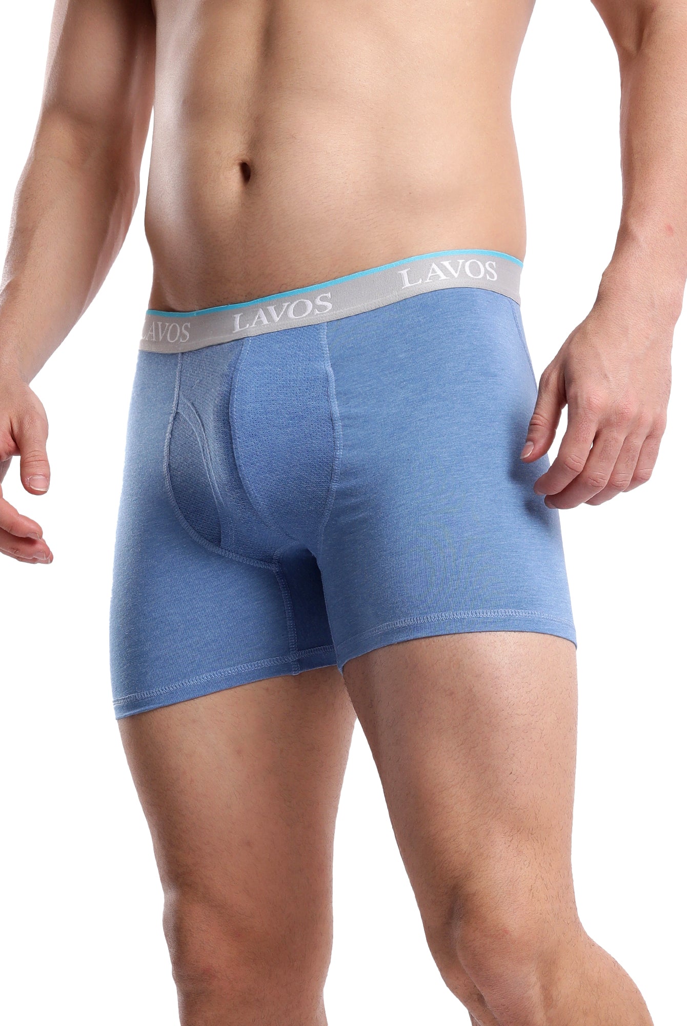 Organic Bamboo Boxer Brief for Men's photograph that's made with an innovative bamboo and organic cotton fabric from Lavos Performance, a carbon neutral eco-fashion company. Buy Boxer Brief For Men online. Made with Bamboo Performance Technology, they are super soft, comfortable, 4-way stretchable, and wicks away sweat. Explore Latest Collection Of Bamboo Clothes At Lavos Performance.