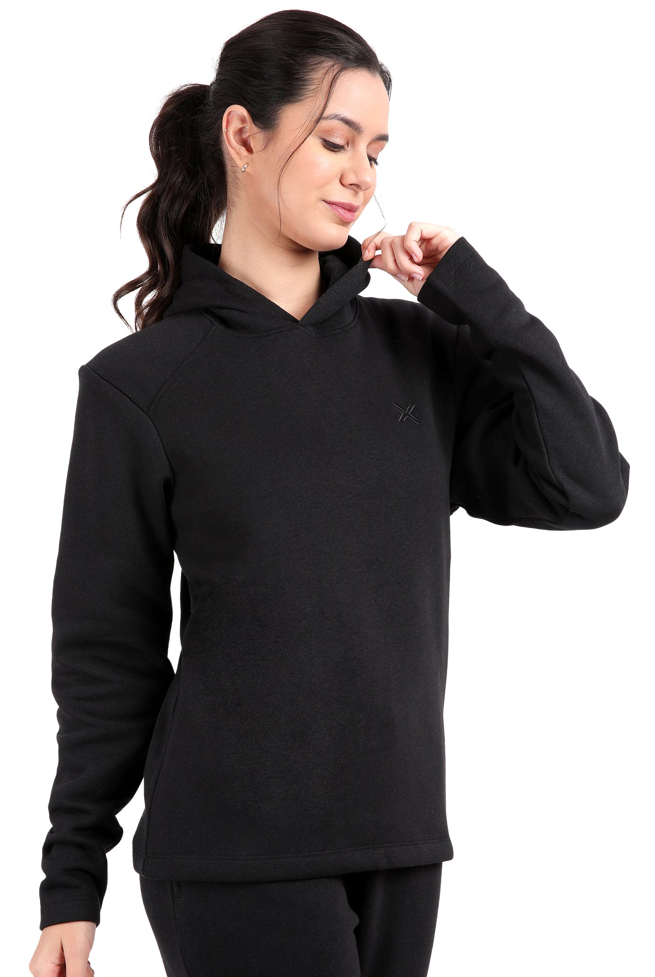 Bamboo Cotton Hoodie Sweatshirt's photograph that's made with an innovative bamboo and organic cotton fabric from Lavos Performance, a carbon neutral eco-fashion company.