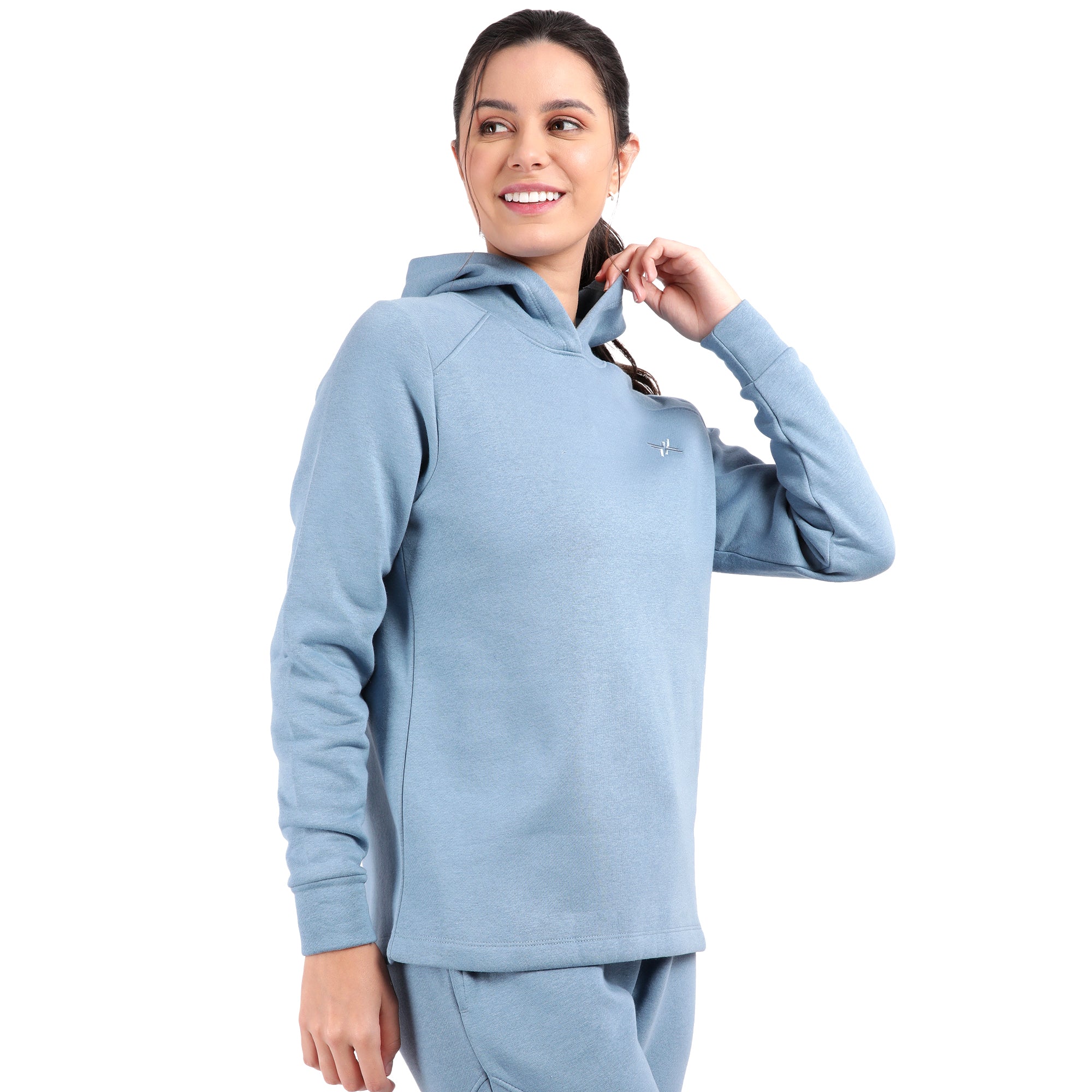 Bamboo Cotton Hoodie Sweatshirt's photograph that's made with an innovative bamboo and organic cotton fabric from Lavos Performance, a carbon neutral eco-fashion company.