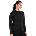 Bamboo Cotton Zipper Sweatshirt's photograph that's made with an innovative bamboo and organic cotton fabric from Lavos Performance, a carbon neutral eco-fashion company.