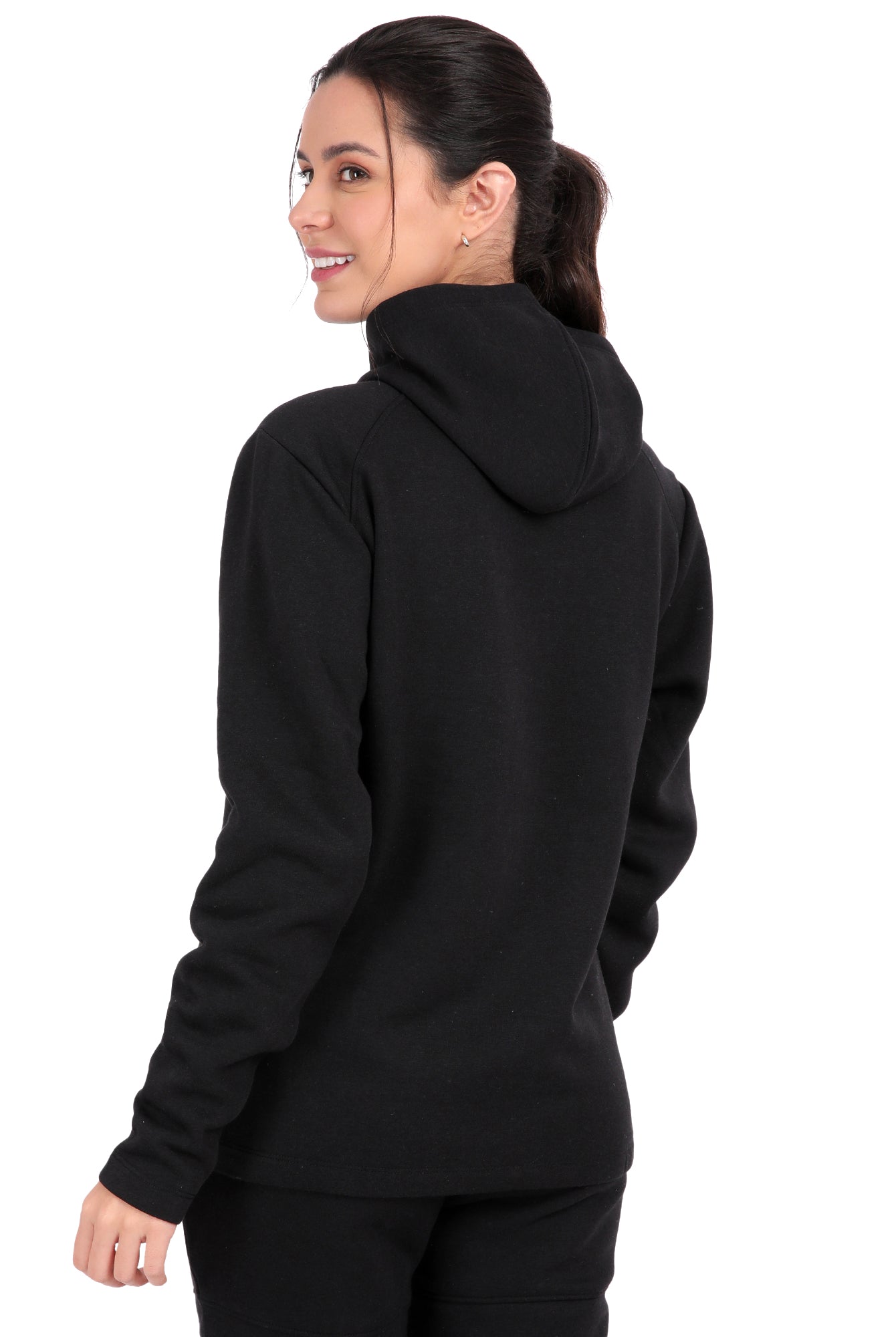 Bamboo Cotton Hoodie Sweatshirt's photograph that's made with an innovative bamboo and organic cotton fabric from Lavos Performance, a carbon neutral eco-fashion company.