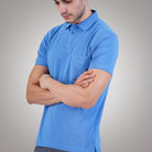 Bamboo Cotton Active Polo for Men's photograph that's made with an innovative bamboo and organic cotton fabric from Lavos Performance, a carbon neutral eco-fashion company.