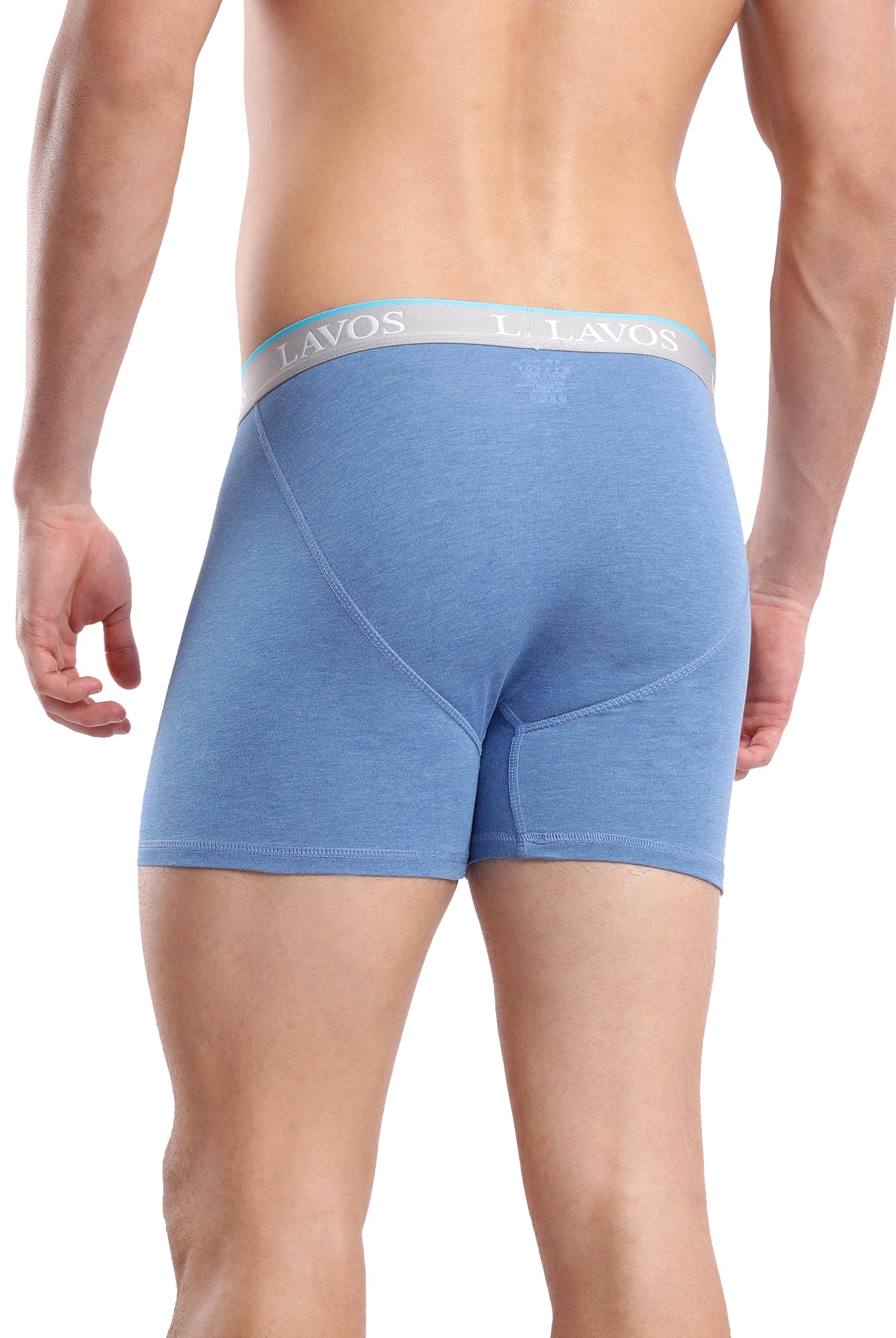 Organic Bamboo Boxer Brief for Men's photograph that's made with an innovative bamboo and organic cotton fabric from Lavos Performance, a carbon neutral eco-fashion company. Buy Boxer Brief For Men online. Made with Bamboo Performance Technology, they are super soft, comfortable, 4-way stretchable, and wicks away sweat. Explore Latest Collection Of Bamboo Clothes At Lavos Performance.