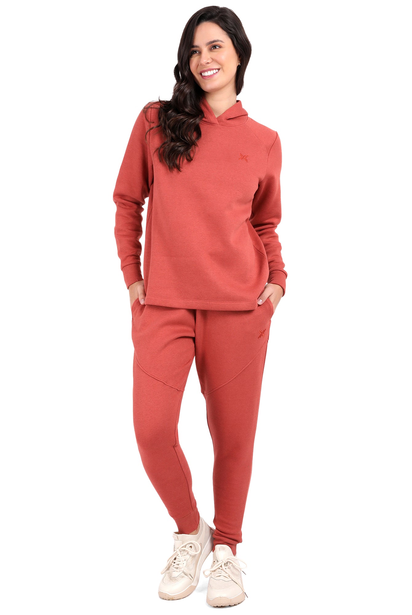 Bamboo Cotton Sweat Joggers for Women's photograph that's made with an innovative bamboo and organic cotton fabric from Lavos Performance, a carbon neutral eco-fashion company.