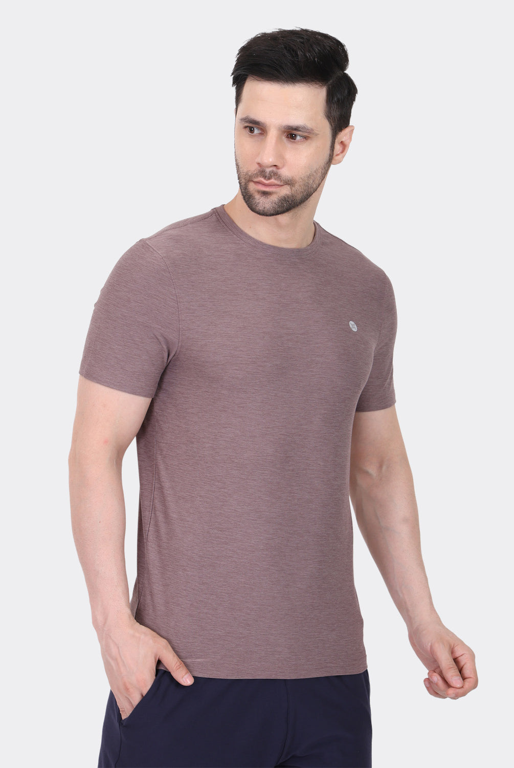 Lavos Men's Airlite Performance T-Shirt in Huckle Berry Heather – Performance Wear