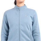 Bamboo Cotton Zipper Sweatshirt's photograph that's made with an innovative bamboo and organic cotton fabric from Lavos Performance, a carbon neutral eco-fashion company.