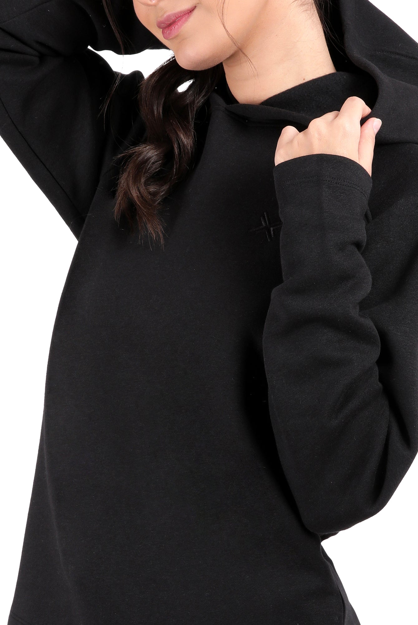 Bamboo Cotton Hoodie Sweatshirt's photograph that's made with an innovative bamboo and organic cotton fabric from Lavos Performance, a carbon neutral eco-fashion company.