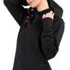 Bamboo Cotton Hoodie Sweatshirt's photograph that's made with an innovative bamboo and organic cotton fabric from Lavos Performance, a carbon neutral eco-fashion company.