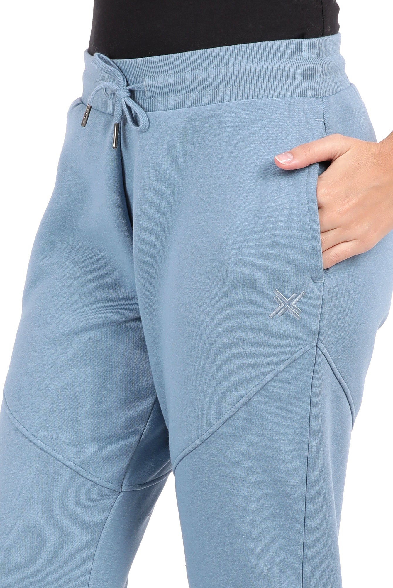 Bamboo Cotton Sweat Joggers for Women's photograph that's made with an innovative bamboo and organic cotton fabric from Lavos Performance, a carbon neutral eco-fashion company.