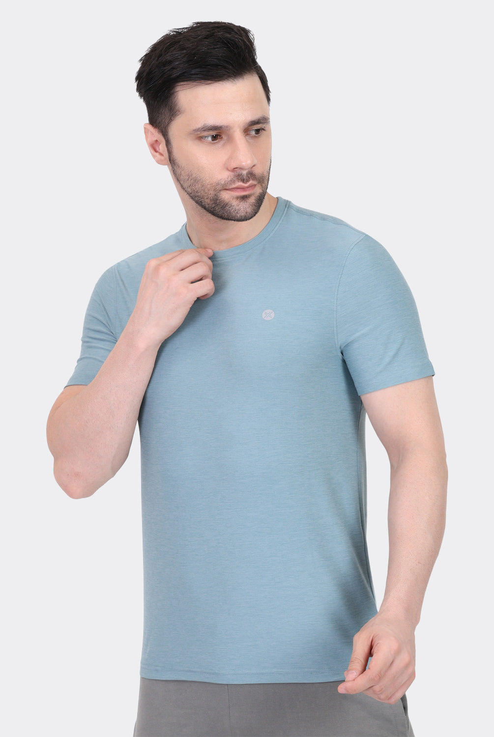 Lavos Men's Airlite Performance T-Shirt in Blue Grass Heather – Performance Wear