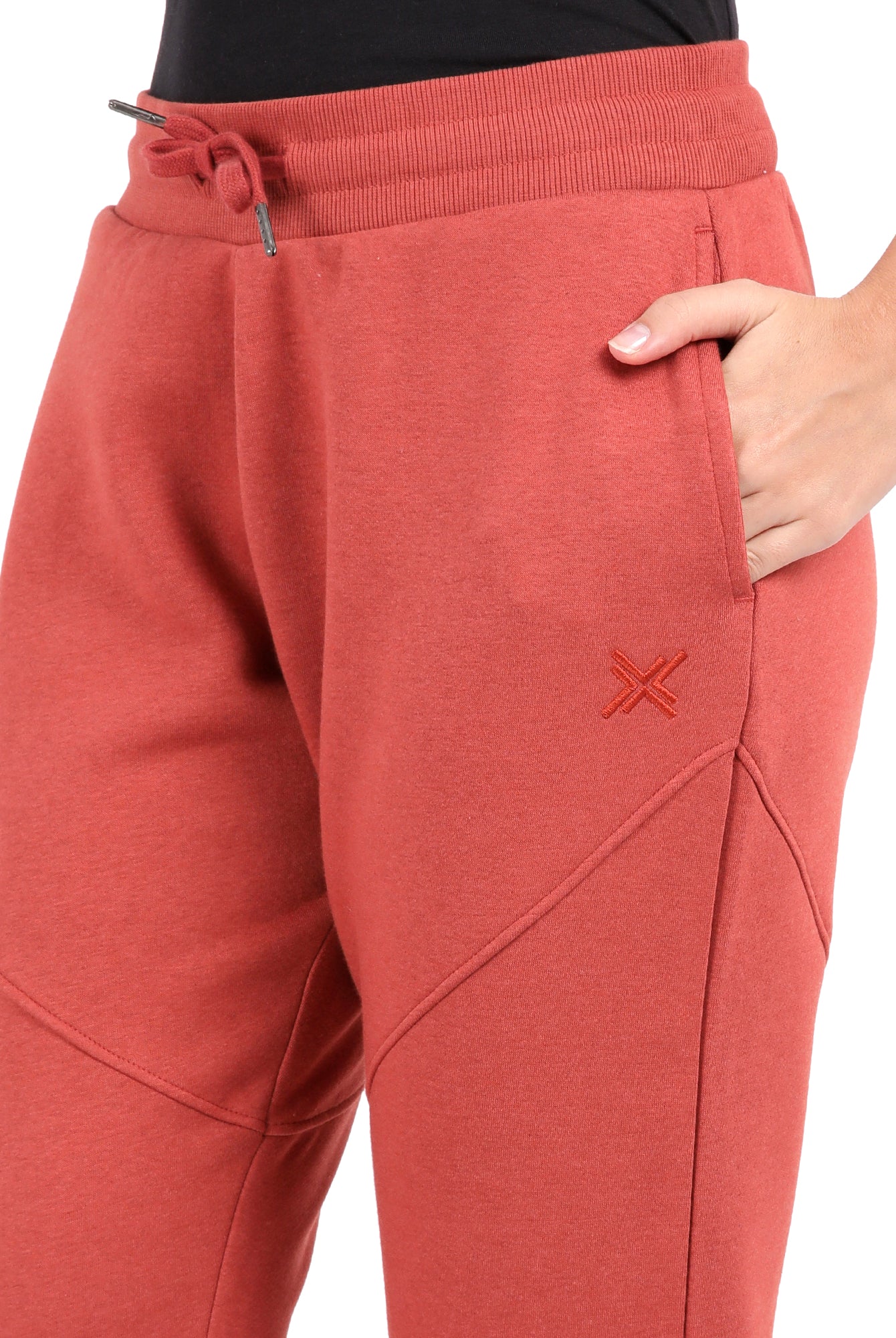 Bamboo Cotton Sweat Joggers for Women's photograph that's made with an innovative bamboo and organic cotton fabric from Lavos Performance, a carbon neutral eco-fashion company.
