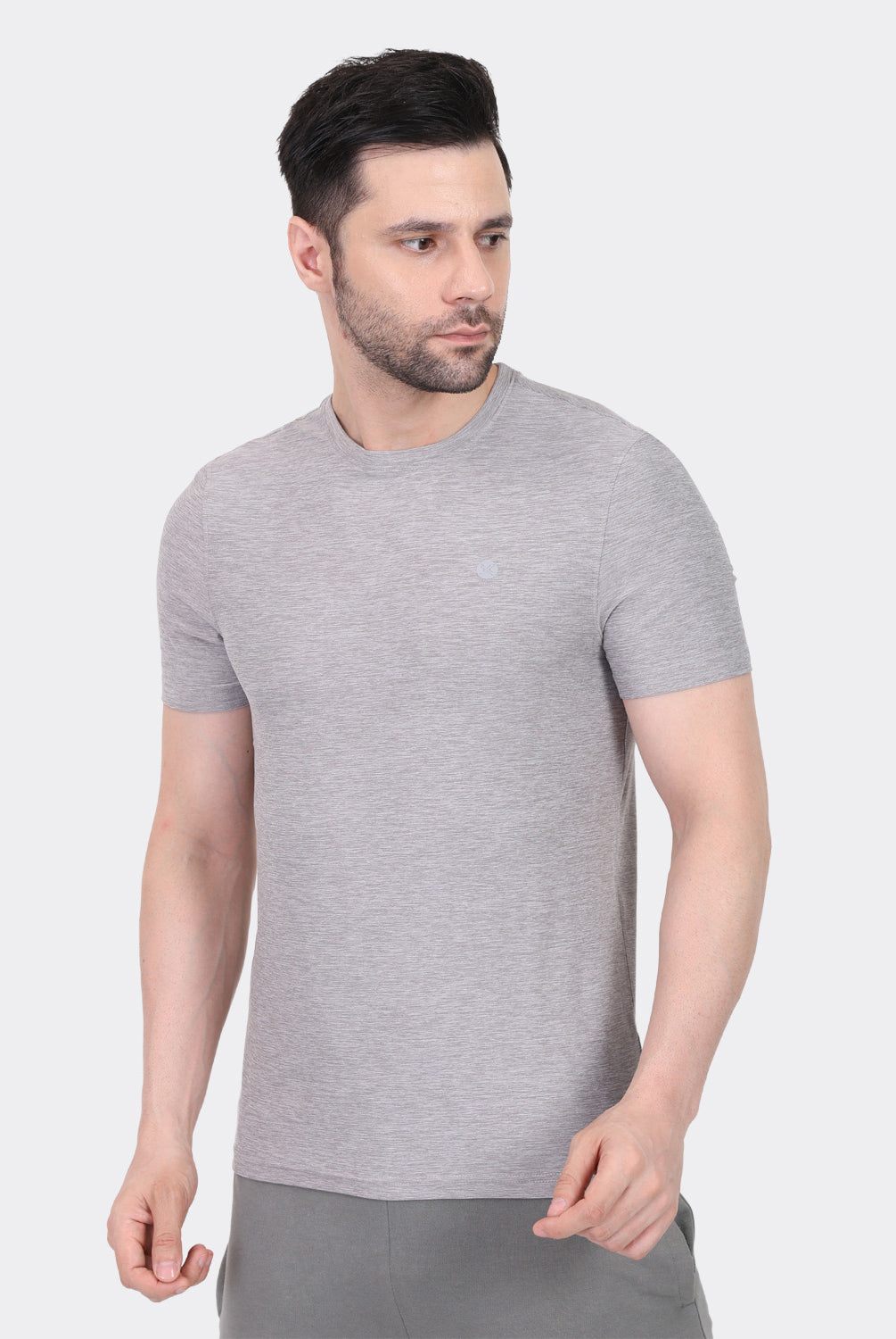 Lavos Men's Airlite Performance T-Shirt in Grey Heather – Lifestyle Wear