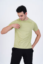 Men's Raglan T-Shirt's photograph that's made with an innovative bamboo and organic cotton fabric from Lavos Performance, a carbon neutral eco-fashion company.