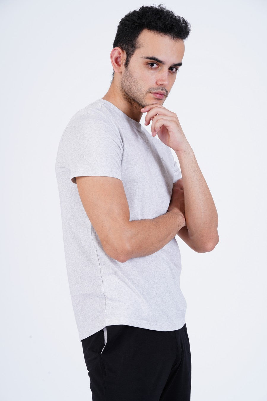 Lavos Mens Performance Crew Neck Tee's photograph that's made with an innovative bamboo and organic cotton fabric from Lavos Performance, a carbon neutral eco-fashion company. Buy Lavos Mens Performance Crew Neck Tee Online.The Bamboo Performance Technology uses Natural Bamboo Fiber and 100% Organic Cotton Fabric spun into the fabric which is soft and comes with a lot of features.Explore Latest Collection of Bamboo Clothes At Lavos Performance.