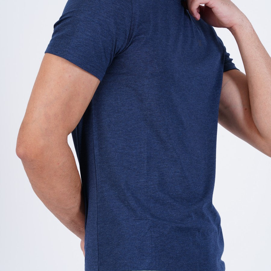 Lavos Mens Performance Crew Neck Tee's photograph that's made with an innovative bamboo and organic cotton fabric from Lavos Performance, a carbon neutral eco-fashion company. Buy Lavos Mens Performance Crew Neck Tee Online.The Bamboo Performance Technology uses Natural Bamboo Fiber and 100% Organic Cotton Fabric spun into the fabric which is soft and comes with a lot of features.Explore Latest Collection of Bamboo Clothes At Lavos Performance.