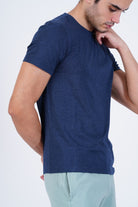 Lavos Mens Performance Crew Neck Tee's photograph that's made with an innovative bamboo and organic cotton fabric from Lavos Performance, a carbon neutral eco-fashion company. Buy Lavos Mens Performance Crew Neck Tee Online.The Bamboo Performance Technology uses Natural Bamboo Fiber and 100% Organic Cotton Fabric spun into the fabric which is soft and comes with a lot of features.Explore Latest Collection of Bamboo Clothes At Lavos Performance.