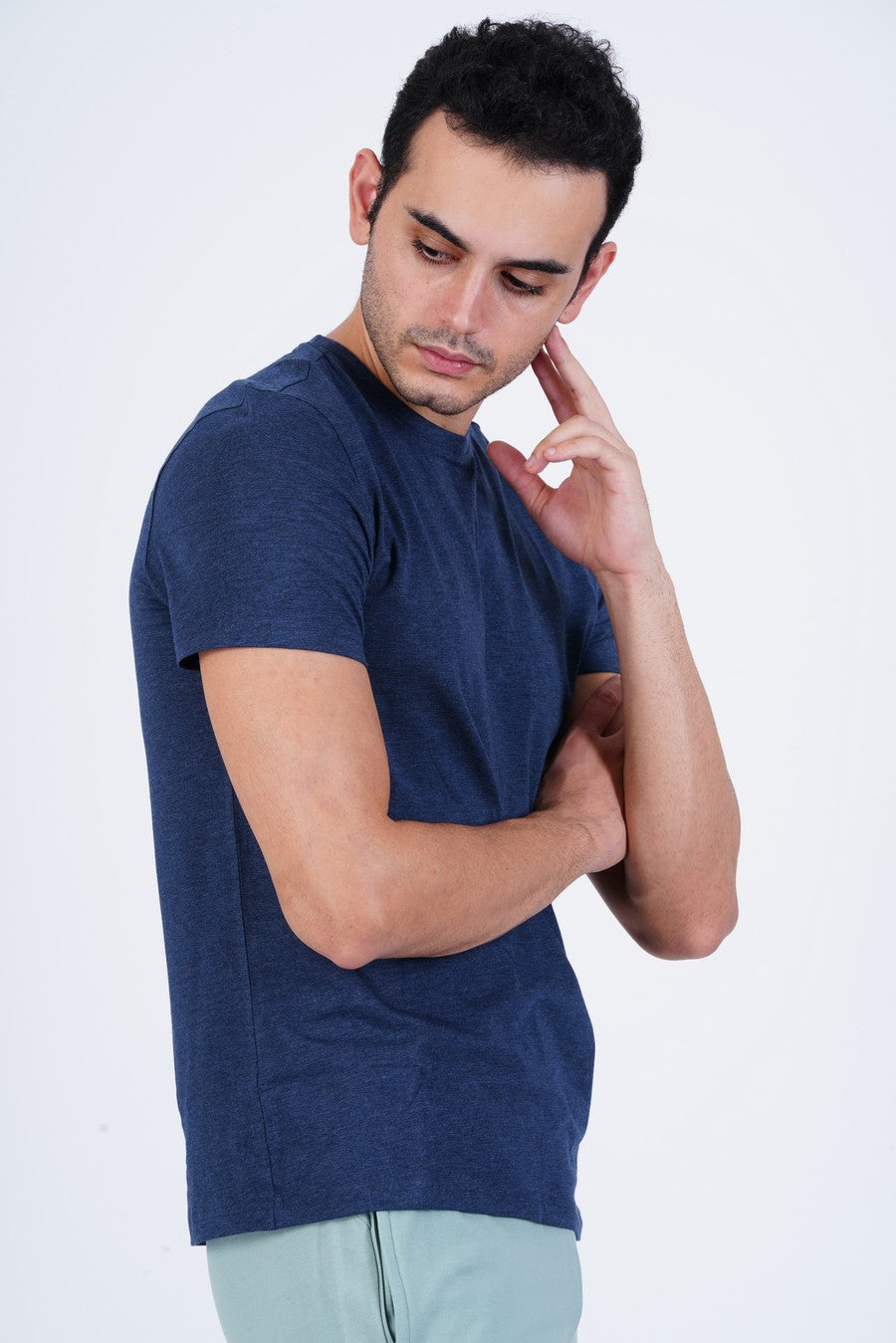 Lavos Mens Performance Crew Neck Tee's photograph that's made with an innovative bamboo and organic cotton fabric from Lavos Performance, a carbon neutral eco-fashion company. Buy Lavos Mens Performance Crew Neck Tee Online.The Bamboo Performance Technology uses Natural Bamboo Fiber and 100% Organic Cotton Fabric spun into the fabric which is soft and comes with a lot of features.Explore Latest Collection of Bamboo Clothes At Lavos Performance.