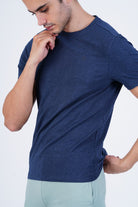 Lavos Mens Performance Crew Neck Tee's photograph that's made with an innovative bamboo and organic cotton fabric from Lavos Performance, a carbon neutral eco-fashion company. Buy Lavos Mens Performance Crew Neck Tee Online.The Bamboo Performance Technology uses Natural Bamboo Fiber and 100% Organic Cotton Fabric spun into the fabric which is soft and comes with a lot of features.Explore Latest Collection of Bamboo Clothes At Lavos Performance.