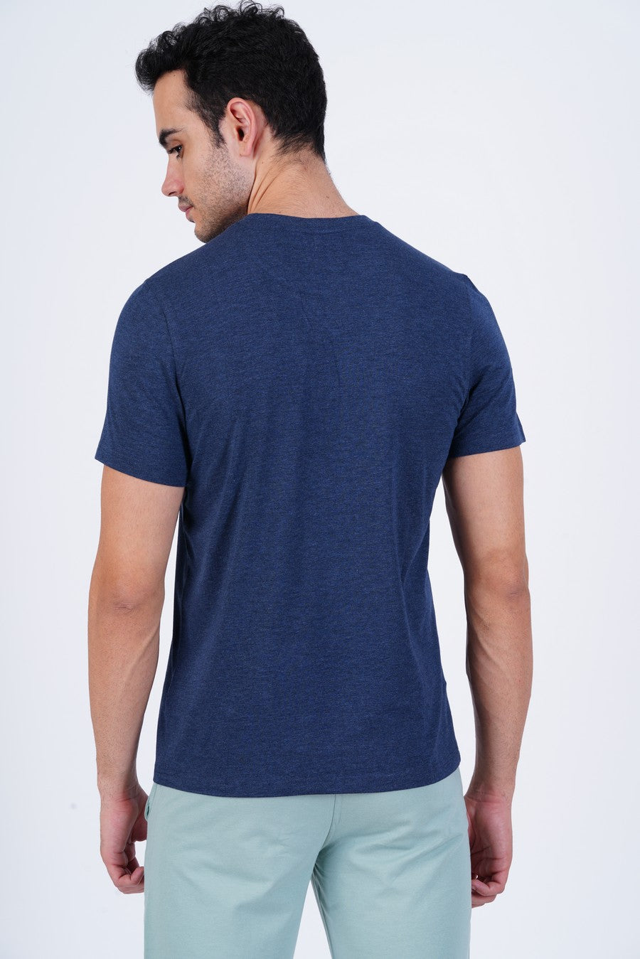 Lavos Mens Performance Crew Neck Tee's photograph that's made with an innovative bamboo and organic cotton fabric from Lavos Performance, a carbon neutral eco-fashion company. Buy Lavos Mens Performance Crew Neck Tee Online.The Bamboo Performance Technology uses Natural Bamboo Fiber and 100% Organic Cotton Fabric spun into the fabric which is soft and comes with a lot of features.Explore Latest Collection of Bamboo Clothes At Lavos Performance.