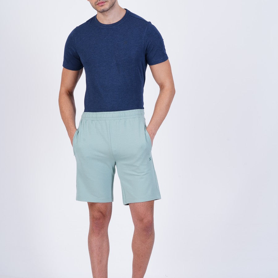 Lavos Mens Active Shorts's photograph that's made with an innovative bamboo and organic cotton fabric from Lavos Performance, a carbon neutral eco-fashion company. Active shorts can be your comfort buddy at casual get-togethers, cycling, gym, running, trekking, brunch plans, yoga, and many more occasions.