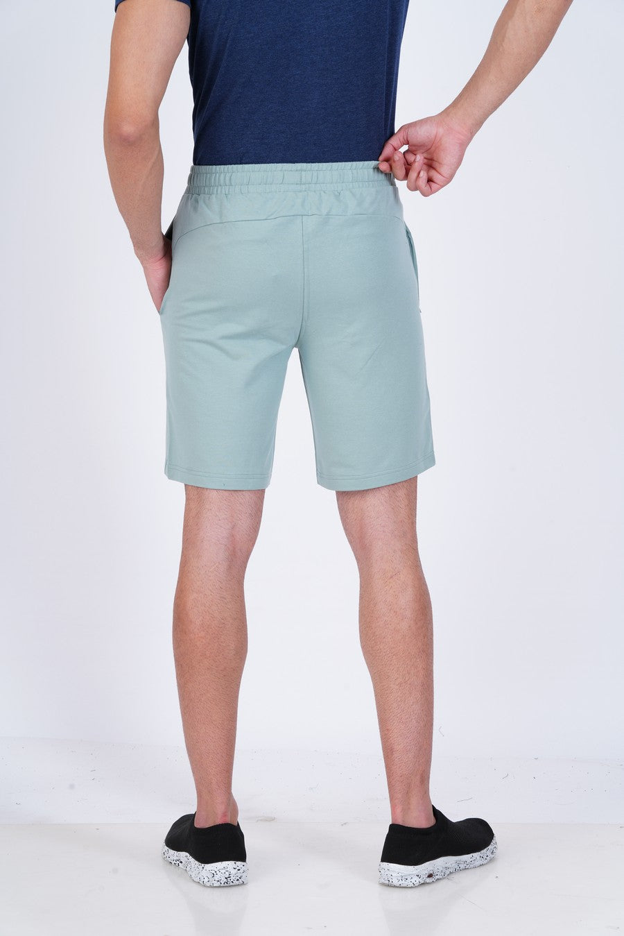 Lavos Mens Active Shorts's photograph that's made with an innovative bamboo and organic cotton fabric from Lavos Performance, a carbon neutral eco-fashion company. Active shorts can be your comfort buddy at casual get-togethers, cycling, gym, running, trekking, brunch plans, yoga, and many more occasions.