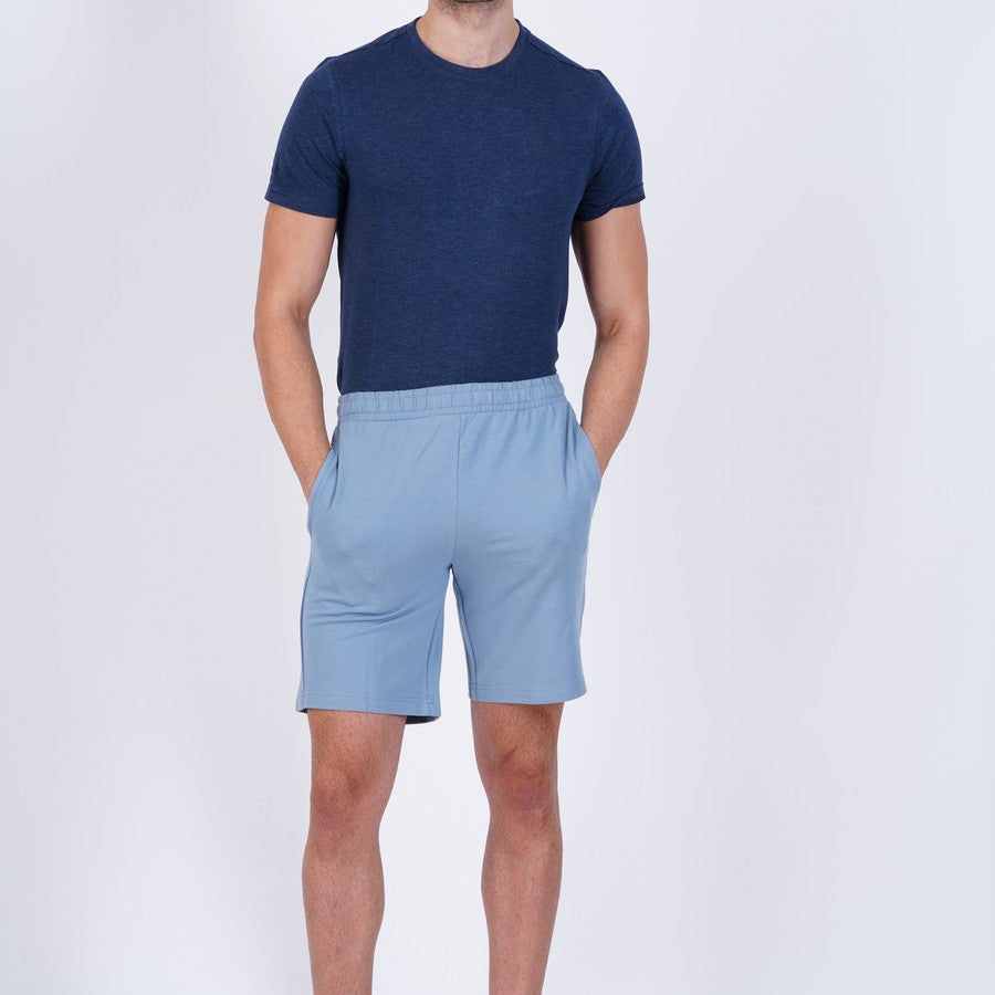 Lavos Mens Active Shorts's photograph that's made with an innovative bamboo and organic cotton fabric from Lavos Performance, a carbon neutral eco-fashion company. Active shorts can be your comfort buddy at casual get-togethers, cycling, gym, running, trekking, brunch plans, yoga, and many more occasions.