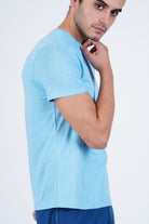 Lavos Mens Performance Crew Neck Tee's photograph that's made with an innovative bamboo and organic cotton fabric from Lavos Performance, a carbon neutral eco-fashion company. Buy Lavos Mens Performance Crew Neck Tee Online.The Bamboo Performance Technology uses Natural Bamboo Fiber and 100% Organic Cotton Fabric spun into the fabric which is soft and comes with a lot of features.Explore Latest Collection of Bamboo Clothes At Lavos Performance.