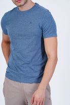 Lavos Mens Performance Crew Neck Tee's photograph that's made with an innovative bamboo and organic cotton fabric from Lavos Performance, a carbon neutral eco-fashion company. Buy Lavos Mens Performance Crew Neck Tee Online.The Bamboo Performance Technology uses Natural Bamboo Fiber and 100% Organic Cotton Fabric spun into the fabric which is soft and comes with a lot of features.Explore Latest Collection of Bamboo Clothes At Lavos Performance.