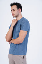 Lavos Mens Performance Crew Neck Tee's photograph that's made with an innovative bamboo and organic cotton fabric from Lavos Performance, a carbon neutral eco-fashion company. Buy Lavos Mens Performance Crew Neck Tee Online.The Bamboo Performance Technology uses Natural Bamboo Fiber and 100% Organic Cotton Fabric spun into the fabric which is soft and comes with a lot of features.Explore Latest Collection of Bamboo Clothes At Lavos Performance.