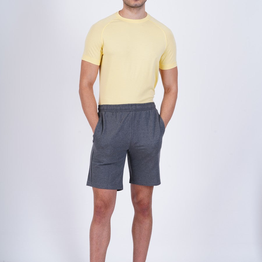 Lavos Mens Active Shorts's photograph that's made with an innovative bamboo and organic cotton fabric from Lavos Performance, a carbon neutral eco-fashion company. Active shorts can be your comfort buddy at casual get-togethers, cycling, gym, running, trekking, brunch plans, yoga, and many more occasions.