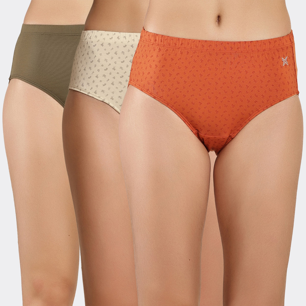 Lavos Women’s Bamboo Modal High Waist Hipster – Inner Elastic Comfort (Pack of 3)
