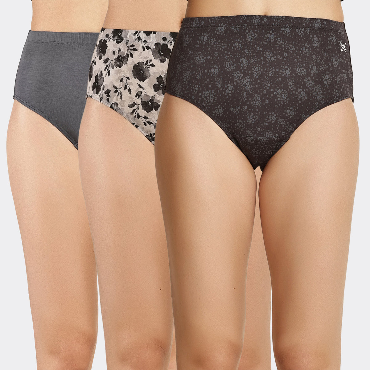 Lavos Women’s Bamboo Modal High Waist Hipster – Inner Elastic Comfort (Pack of 3)